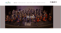 Desktop Screenshot of echorchestra.org