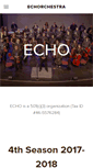 Mobile Screenshot of echorchestra.org